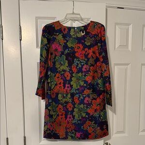 J crew floral dress size 4 (small)